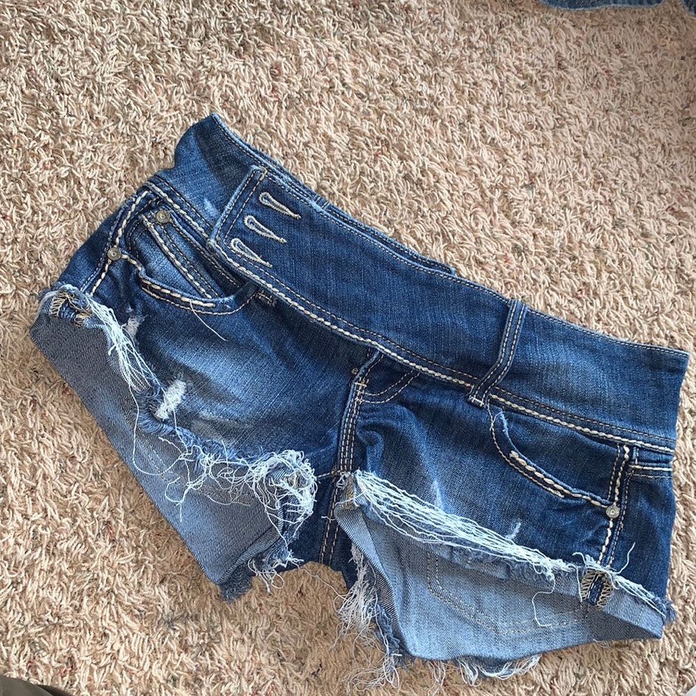Almost Famous Extreme Low Rise Shorts